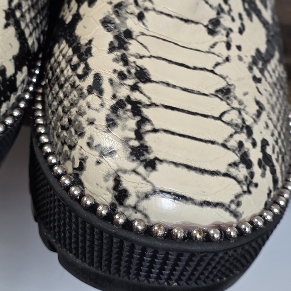 Cape Robbin Studded Python Ankle Boot - Picture 3 of 7